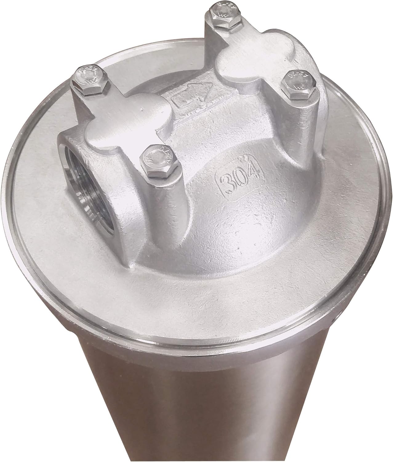 Stainless Steel Industrial Jumbo 10" Filter Housing 1" NPT with Drain Port Shelco (1)