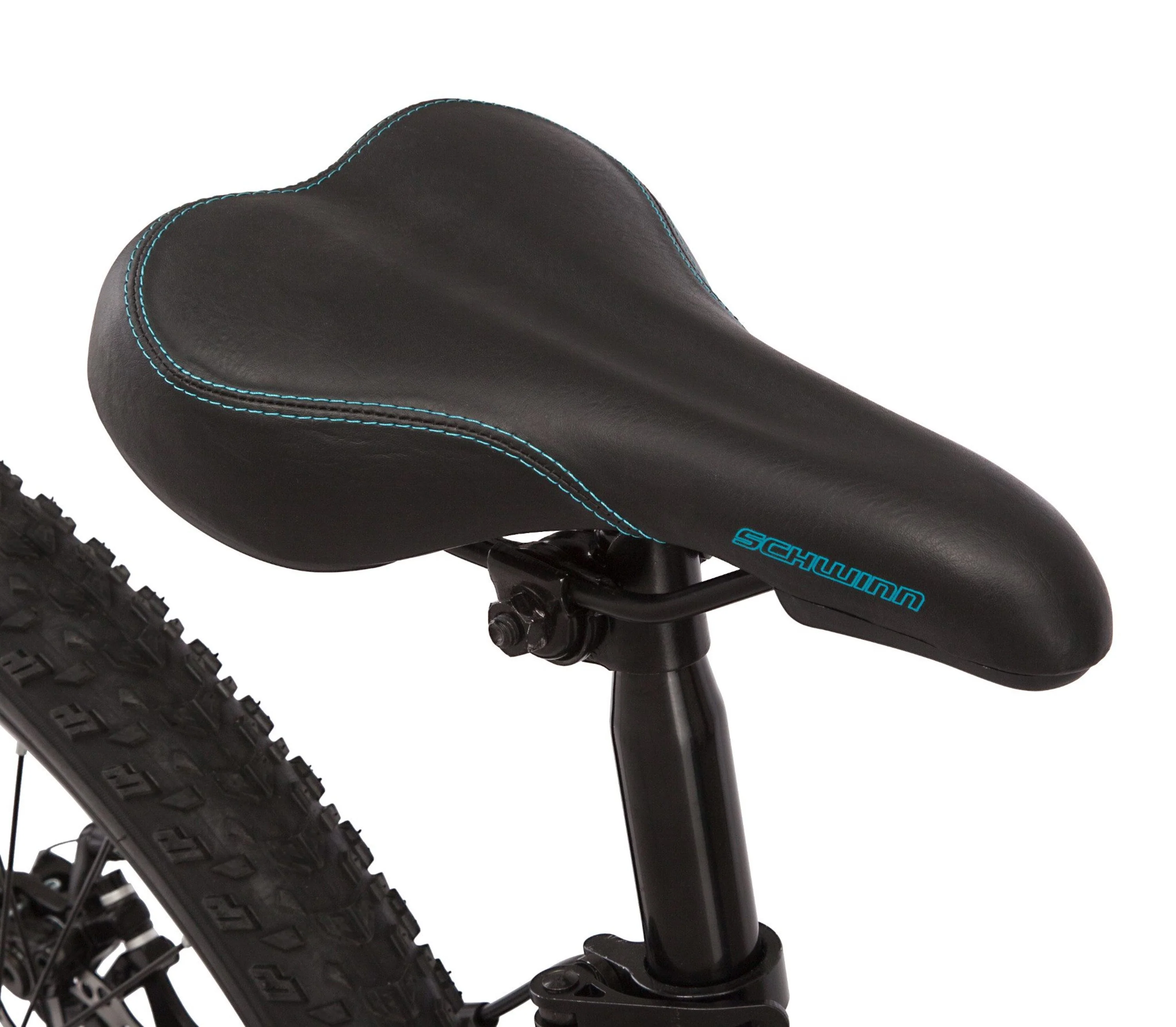 Schwinn Sidewinder Mountain Bike, 24-inch Wheels, 21 Speeds, Black / Teal