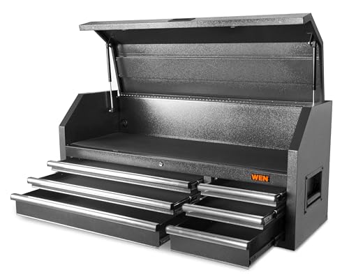 WEN 52-Inch Premium Rolling Tool Cabinet with Heavy Duty 21-Gauge Powder-Coated Steel Construction (GG532B)