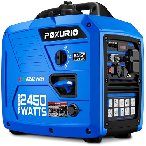 4000 Watt Inverter Generator, 120V Gas Powered Generator Super Quiet, RV Ready/EPA for RV, Camping and Home