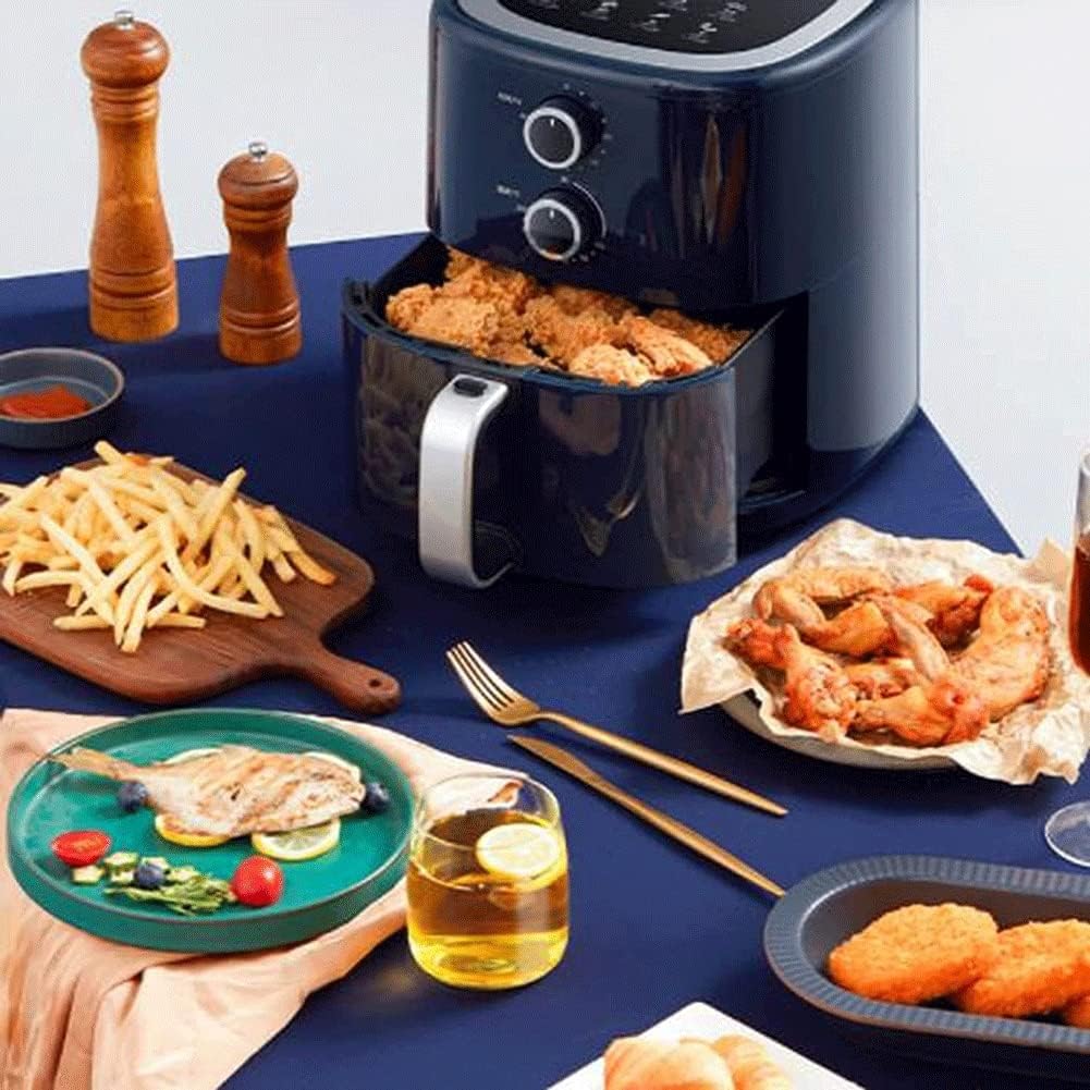 5L Air Fryer,Compact Space Saving Electric Hot Air Fryer Oil-Less, LED Touch Screen Electric Hot Air Fryer Oven with 8 Presets, Nonstick Basket & Auto Shutoff vision