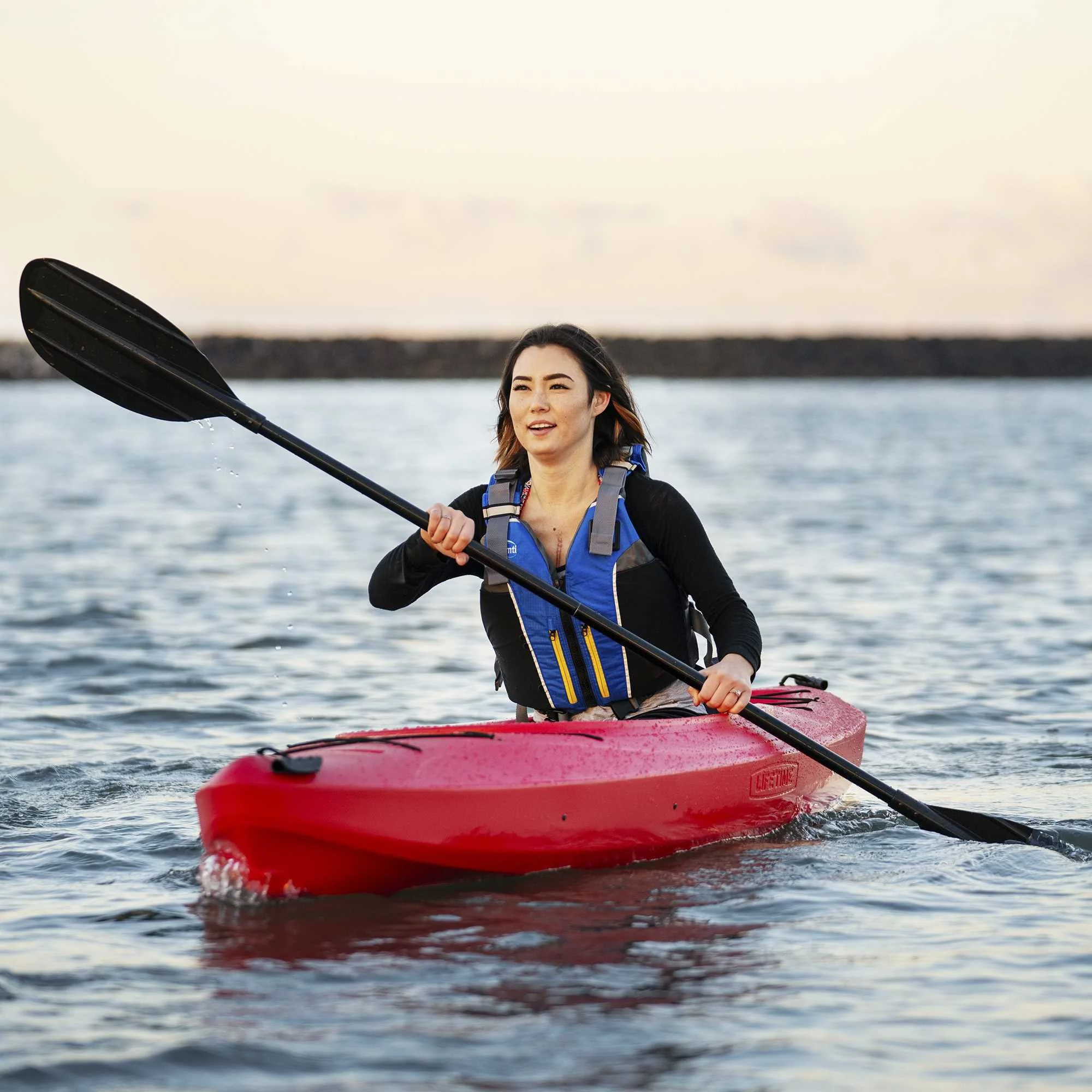 Lifetime Charger 10 ft Sit-Inside Kayak, Fire Red (90963)