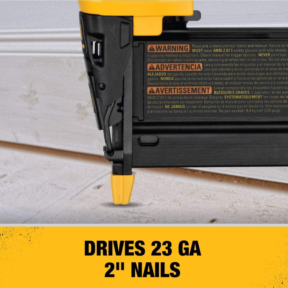 DEWALT Pin Nailer, 23 Gauge, 2-Inch (DWFP2350K)