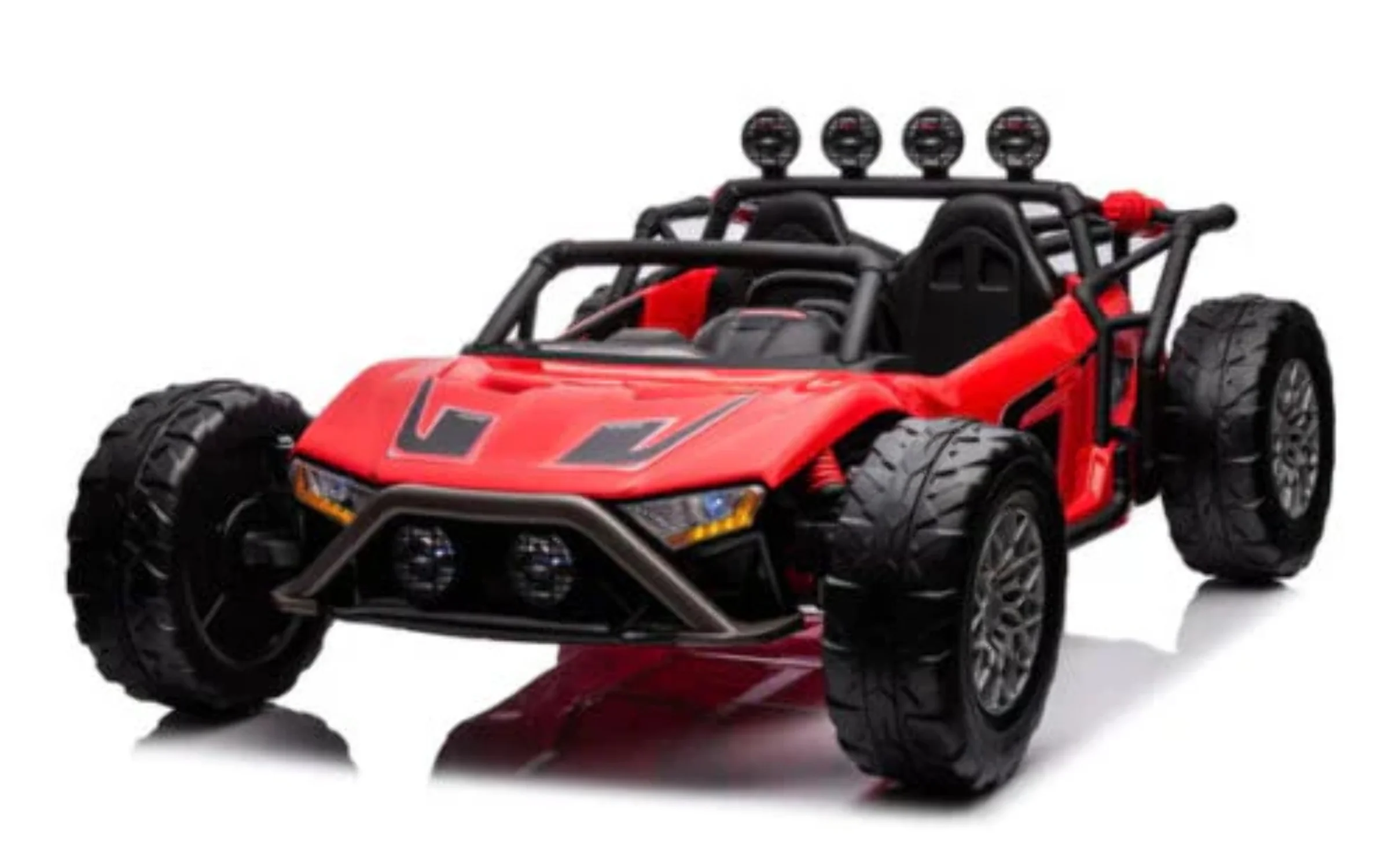 24V Kids Ride-on Truck Car Electric Jeep with 400W Motor, 2 Seats, and LED Lights - Curated Treasures Market