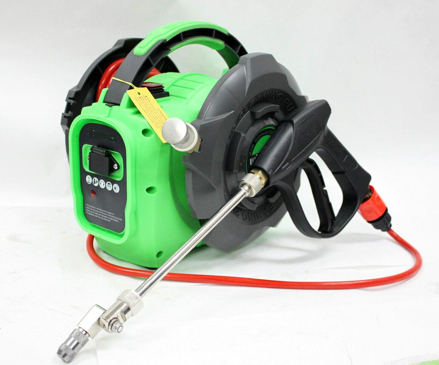 AC HVAC Coil Cleaning System Automotive Pressure Washer Machine 145 PSI w/Hose, Jikkolumlukka