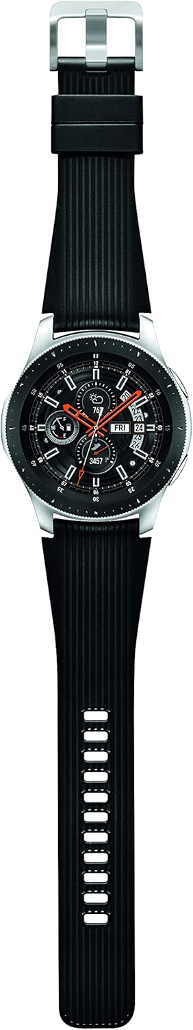 SAMSUNG Galaxy Watch (46mm, GPS, Bluetooth) – Silver/Black (US Version)