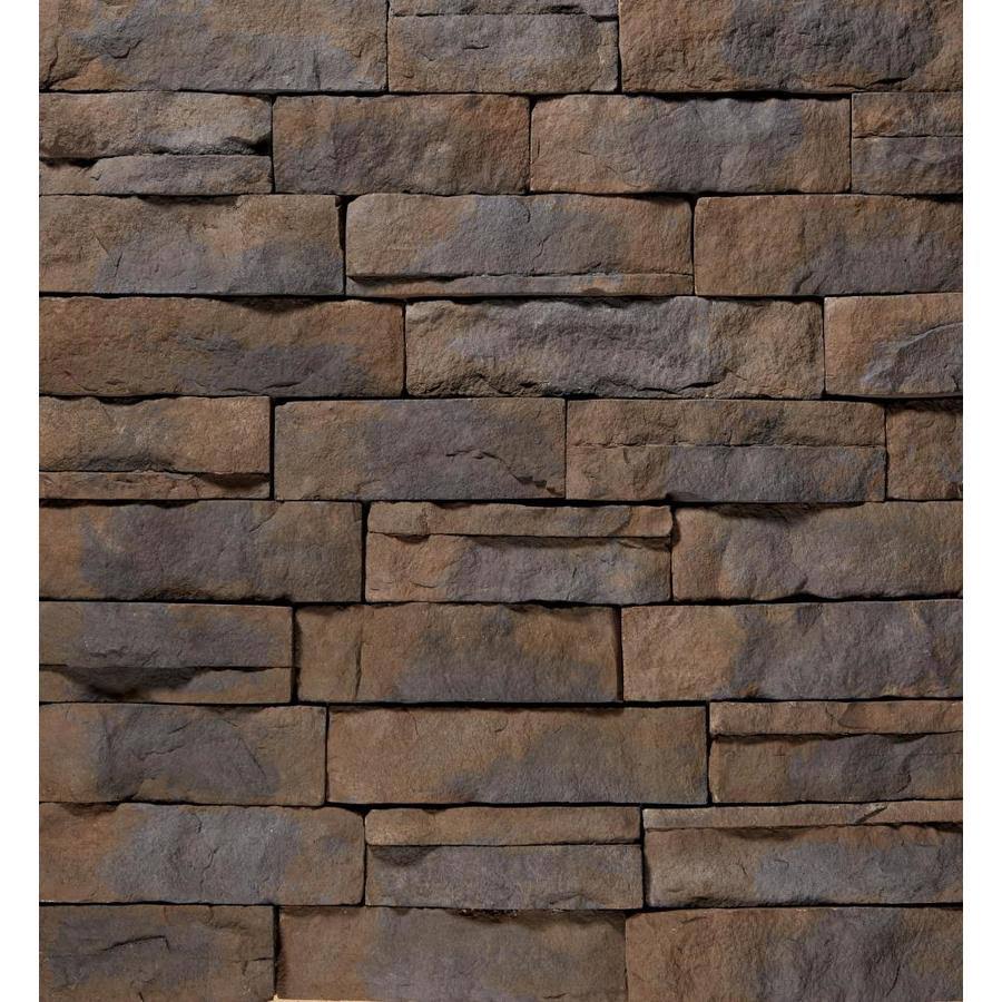 Clipstone Ledgestone Corners 4-sq ft Walnut Manufactured Stone Veneer Csr.11.011.45