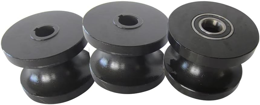 Round Pipe Roller Dies, Compatible With Tube Roller TR-50 (3/4''Pipe(1.05''OD) Rollers for TR-50)