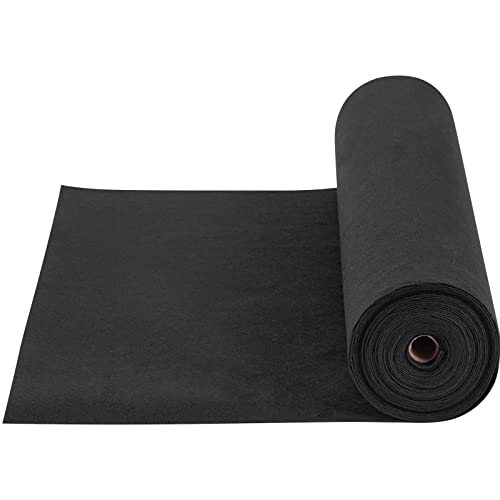 VEVOR Happybuy Premium Weed Barrier Fabric Heavy Duty 3.2OZ, Woven Weed Control Fabric, High Permeability Good for Flower Bed, Geotextile Fabric for Underlayment, Polyethylene Ground Cover