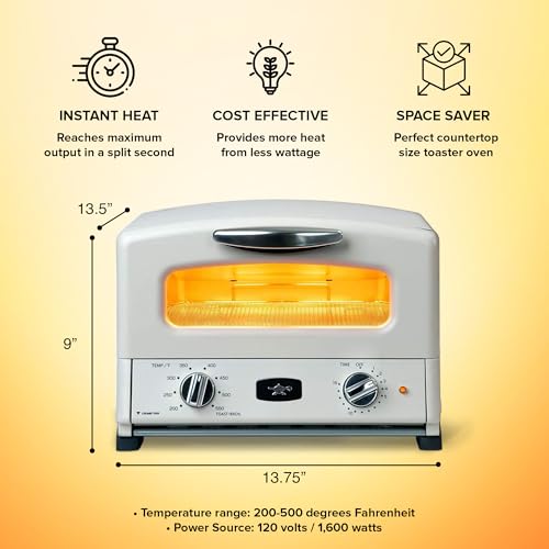 Sengoku SET-G16A(W) HeatMate Toaster Oven, 120 volt