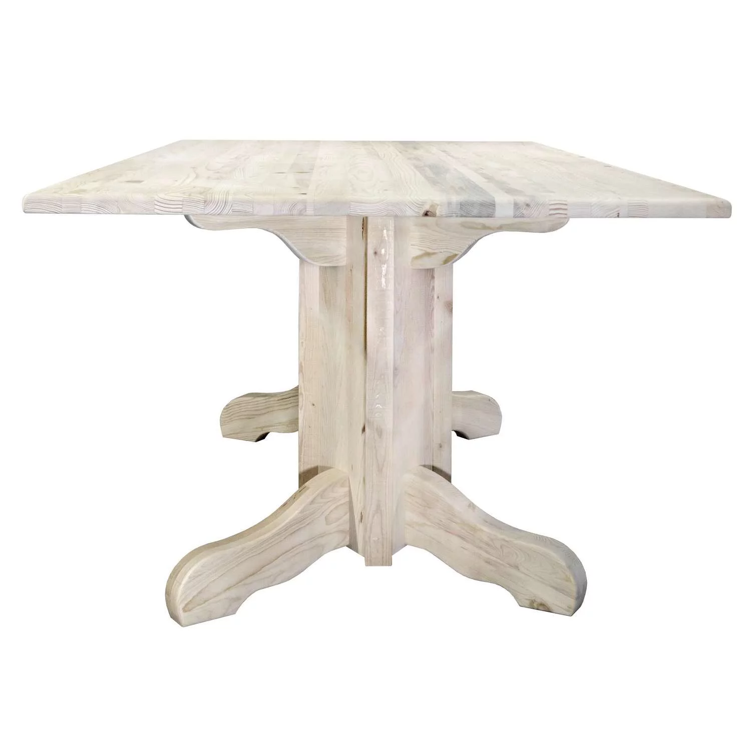 Montana Woodworks Homestead 72" Transitional Wood Dining Table in Natural