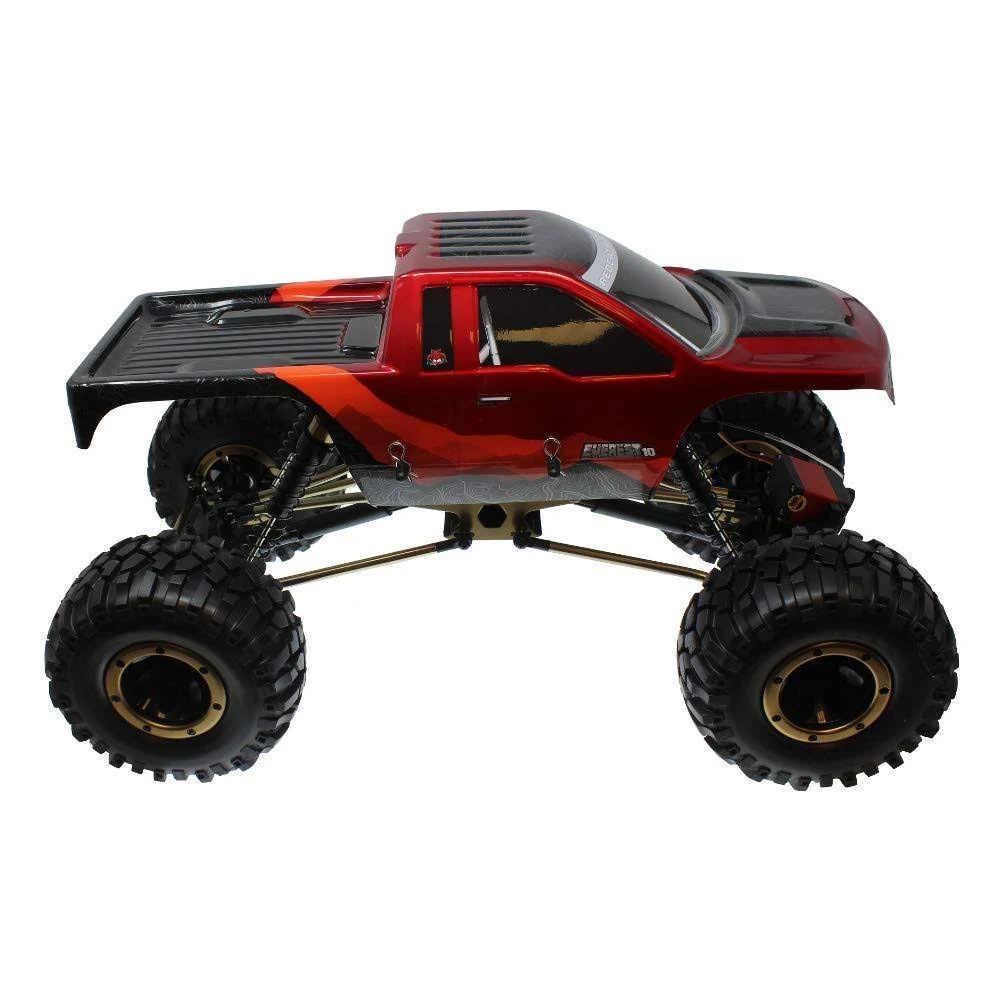 Redcat Racing Everest-10 1:10 Scale Rock Crawler Electric RC Truck, Red/Black