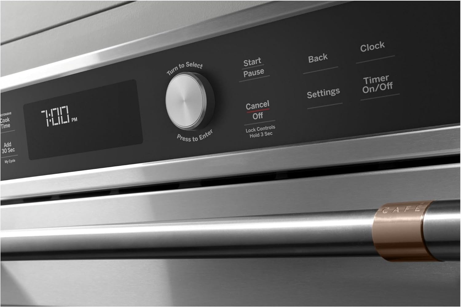 Cafe CWB713P2NS1 Built-in Microwave/Convection Oven with 1.7 cu. ft. Capacity Glass Touch Control 10 Power Levels Microwave Sensor Cook in Stainless Steel