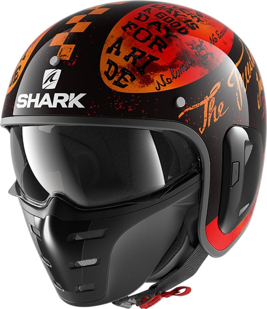 Shark S-Drak 2 Tripp in Helmet Black Orange