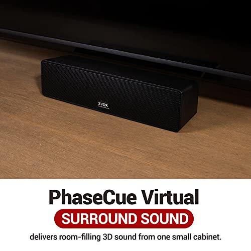 ZVOX AccuVoice Compact TV Soundbar Speaker