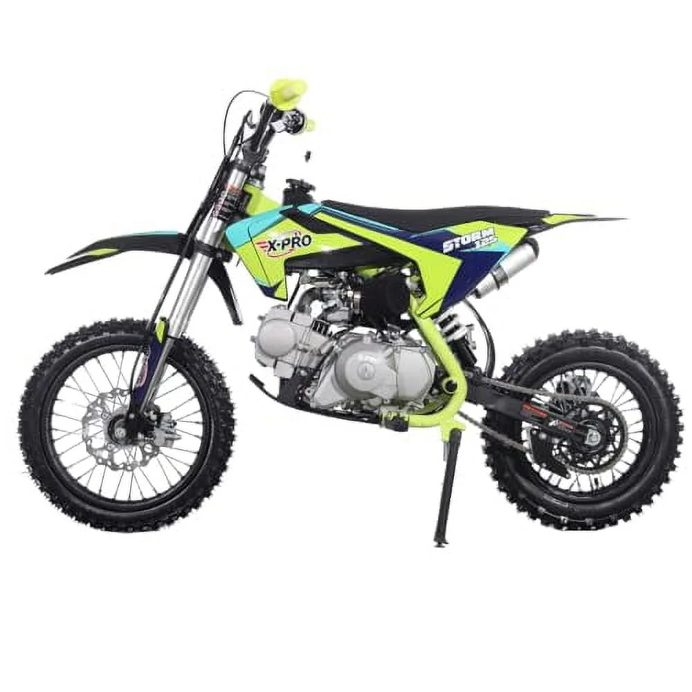 X-PRO Brand New 125cc Dirt Bike with Automatic Transmission, Electric Start, Big 14/12 Tires