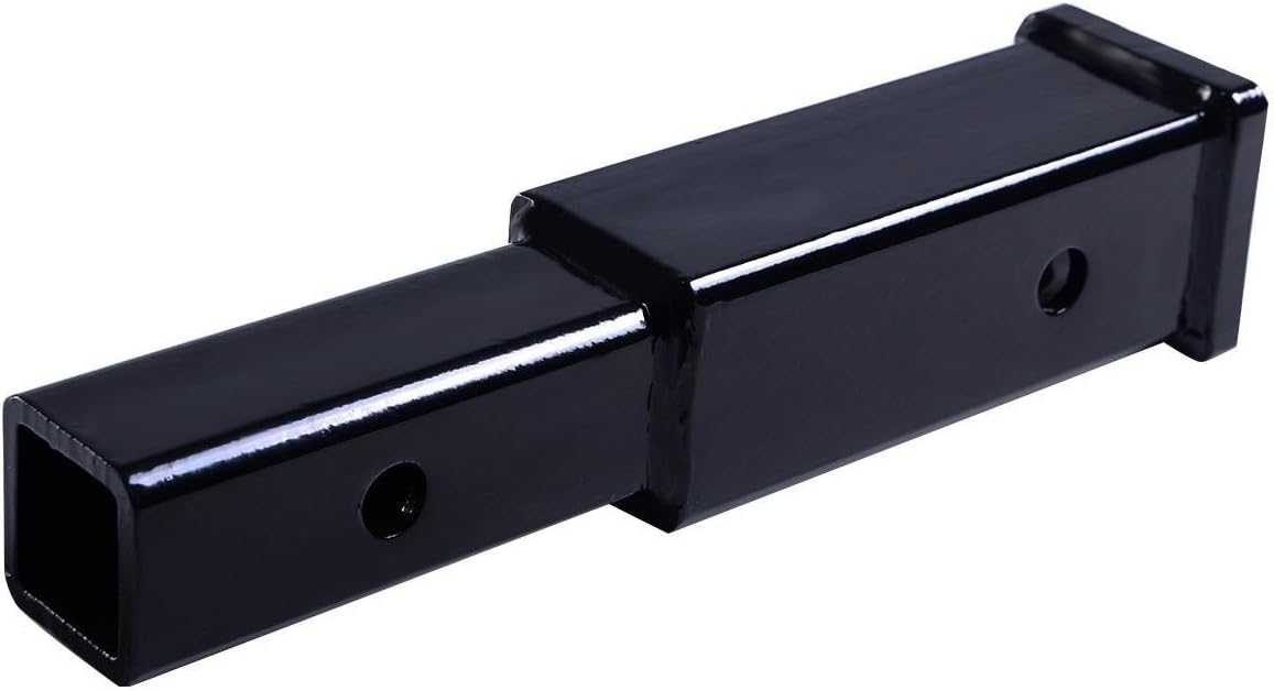 Strulo 8” Auto and RV Hitch Extension (Extender) with 2” Receiver – 500 lb Load Capacity Pack of 2