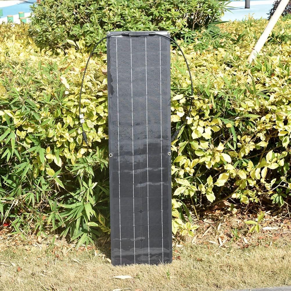 Solar Panel 600W 2X 300W PET Flexible Solar Panel Portable Mono Solar Battery Charger with Controller for Car Yacht Battery Boat,with 40A Controller …