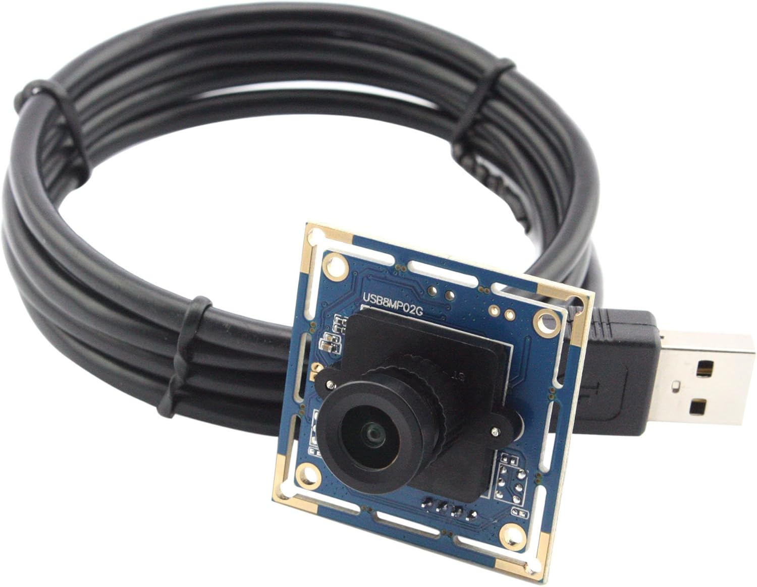 ELP 170degree fisheye Lens 8MP Camera Module with USB Port for HD high Resolution Video Image View