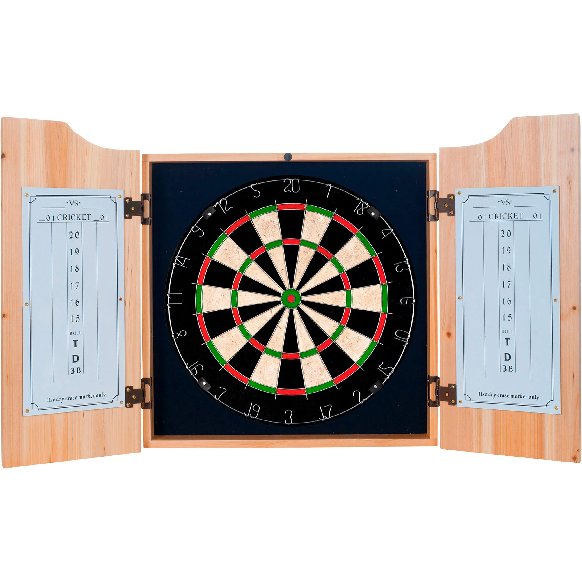 Budweiser Cabinet Dart Board Set