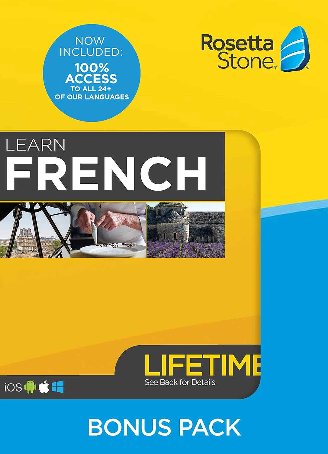 Rosetta Stone Learn Spanish Bonus Pack Bundle| Lifetime Online Access + Grammar Guide + Dictionary Book Set| PC/Mac Keycard