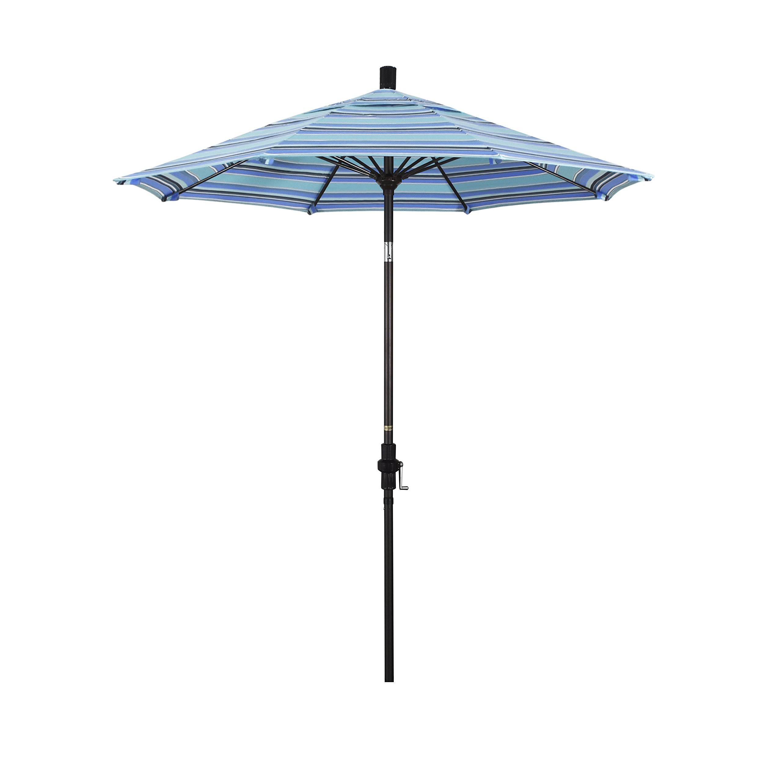 California Umbrella 7.5& Market Patio Umbrella in Dolce Oasis
