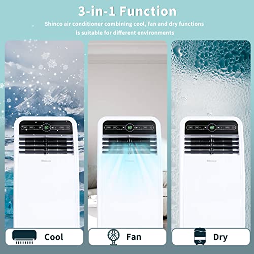 Shinco 8000/10000/12000 BTU Portable Air Conditioners