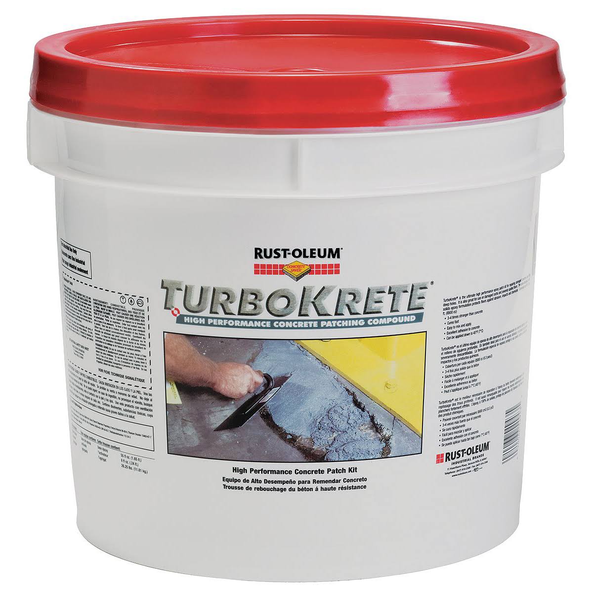 Rust-Oleum 5494323 Concrete Patching Compound Kit,Pail