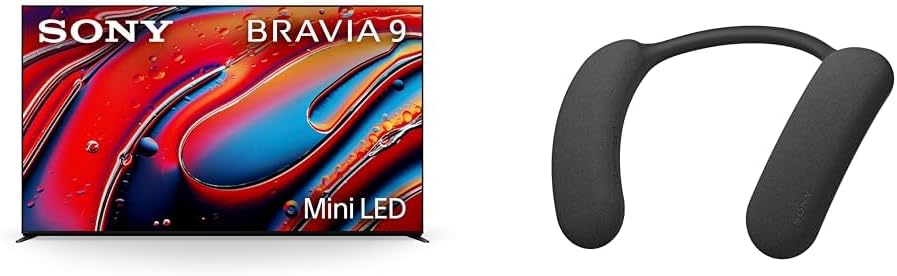 Sony 65 Inch Mini LED QLED 4K Ultra HD TV BRAVIA 9 Smart Google TV BRAVIA Theater U Wireless Wearable TV Speaker