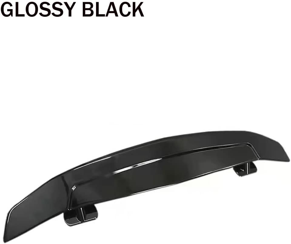 TWDRET Universal Rear Spoiler, GT Style ABS Racing Spoiler Wing Lightweight, Glossy Black Rear Trunk Spoiler Wing Lid Tail Deck