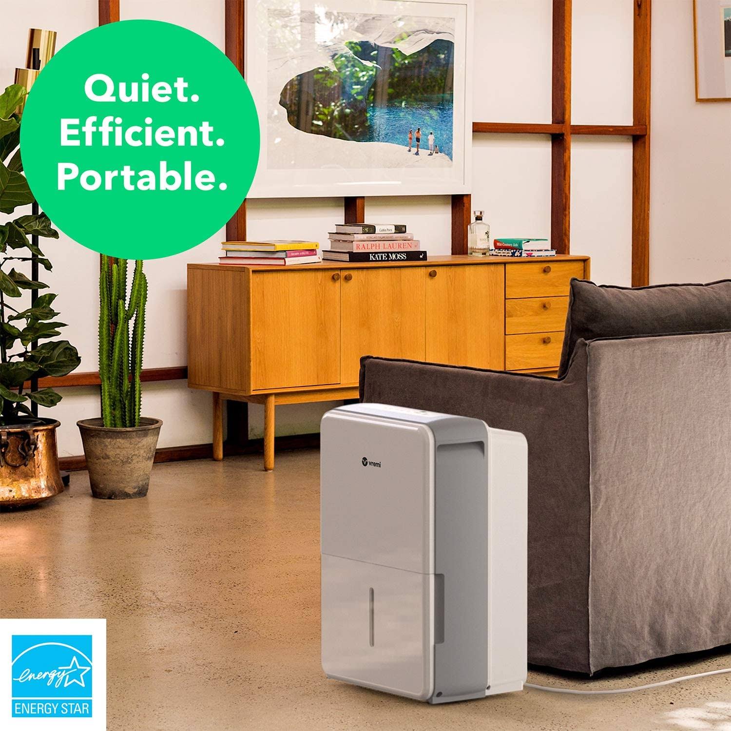 Vremi 35 Pint 3,000 Sq. ft. Dehumidifier Energy Star Rated for Medium Spaces and Basements