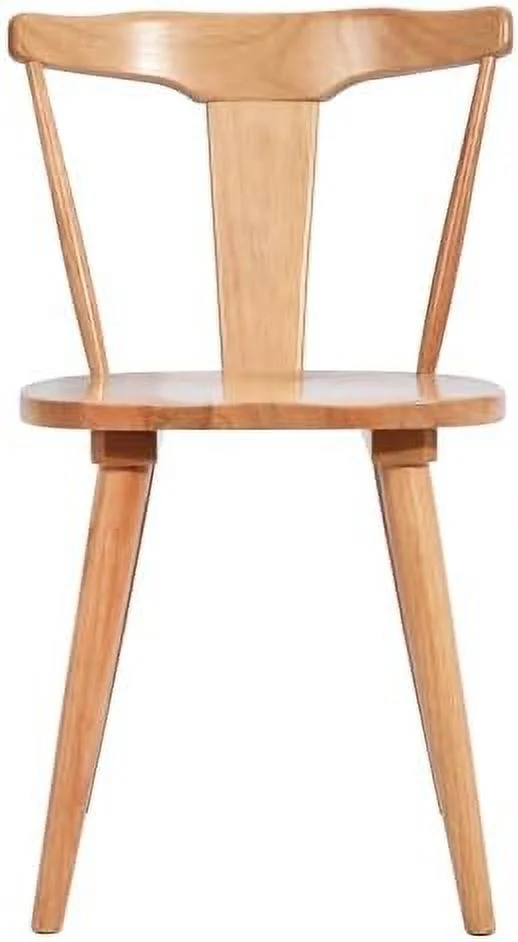 HJZUINIUNIU Duhome Wood Dining Chairs Set of 2 Mid Century Wishbone Dining Chairs Oak Wooden Kitchen &amp; Dining Room Chairs White