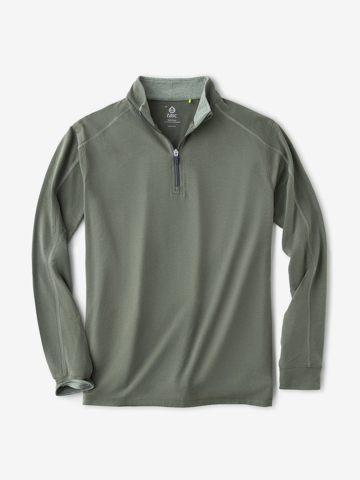 Tasc Carrollton Lightweight Quarter Zip Utility Green / XL
