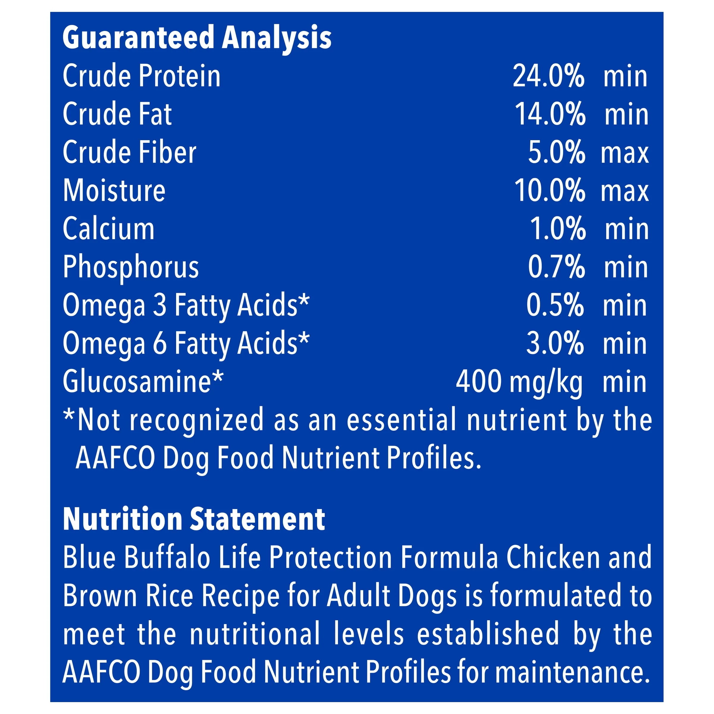 Blue Buffalo Life Protection Formula Chicken and Brown Rice Dry Dog Food for Adult Dogs, Whole Grain, 30 lb. Bag