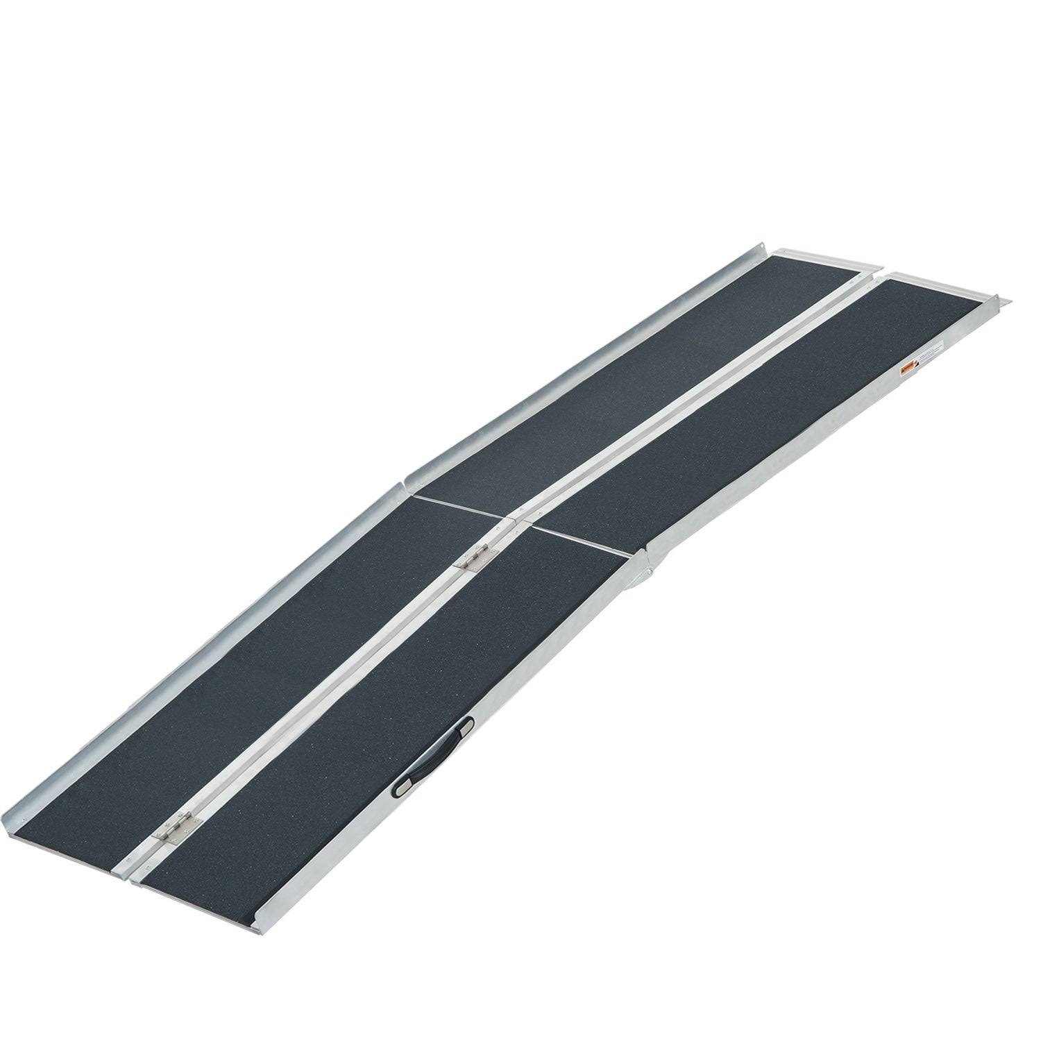 HomCom 8& Aluminum Folding Mobility Scooter / Wheelchair Ramp