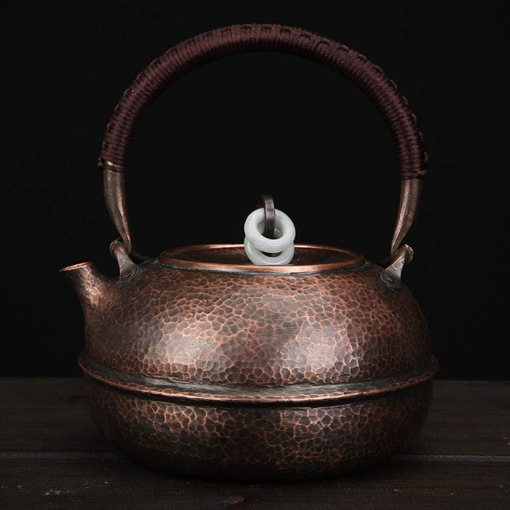 1.2 l Handmade Pure Copper Teapot, One Copper Skin to Make A Copper Bottle, Medium-Size Kettle To Make Teapot, Uncoated Coffee Copper Pot