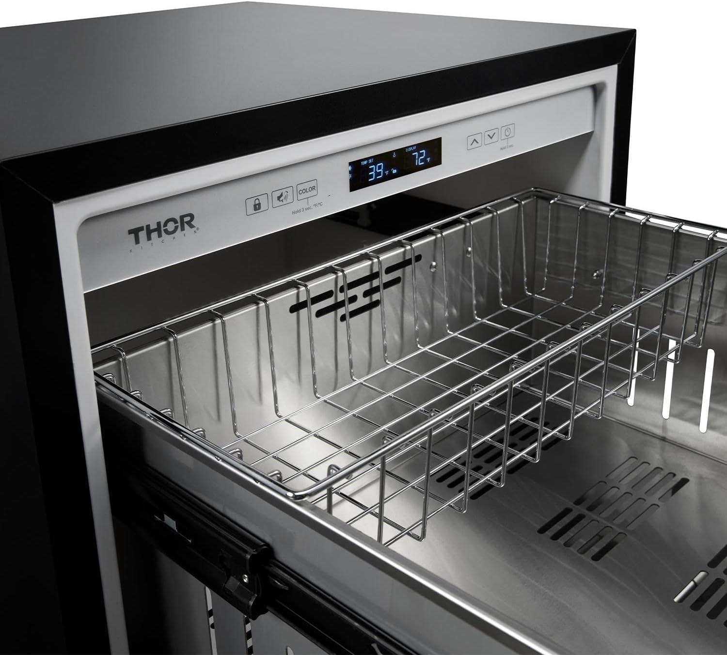 Thor Kitchen 24-Inch Indoor Outdoor Refrigerator Drawer in Stainless Steel - Model TRF24U