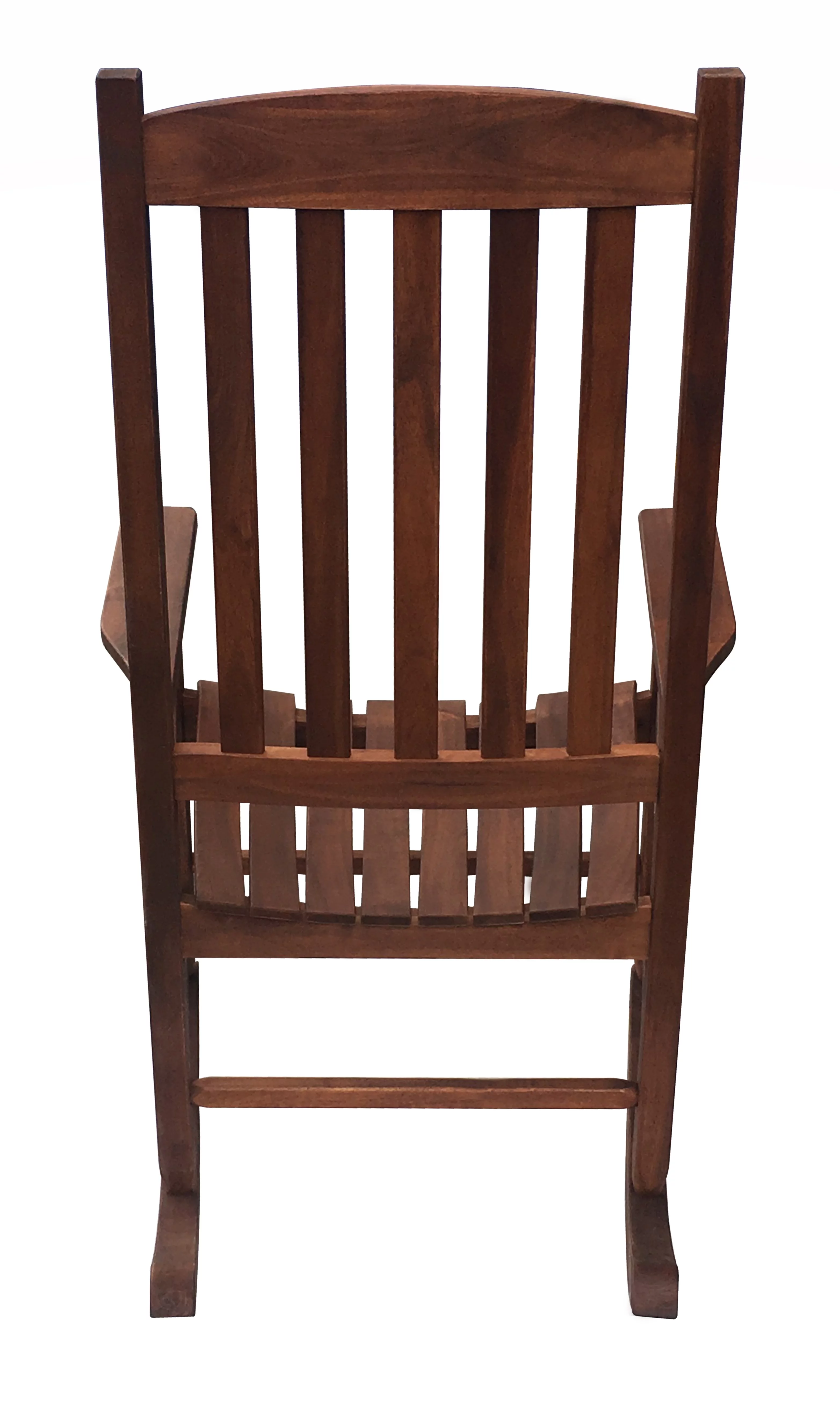 Mainstays Outdoor Wood Porch Rocking Chair, White Color, Weather Resistant Finish