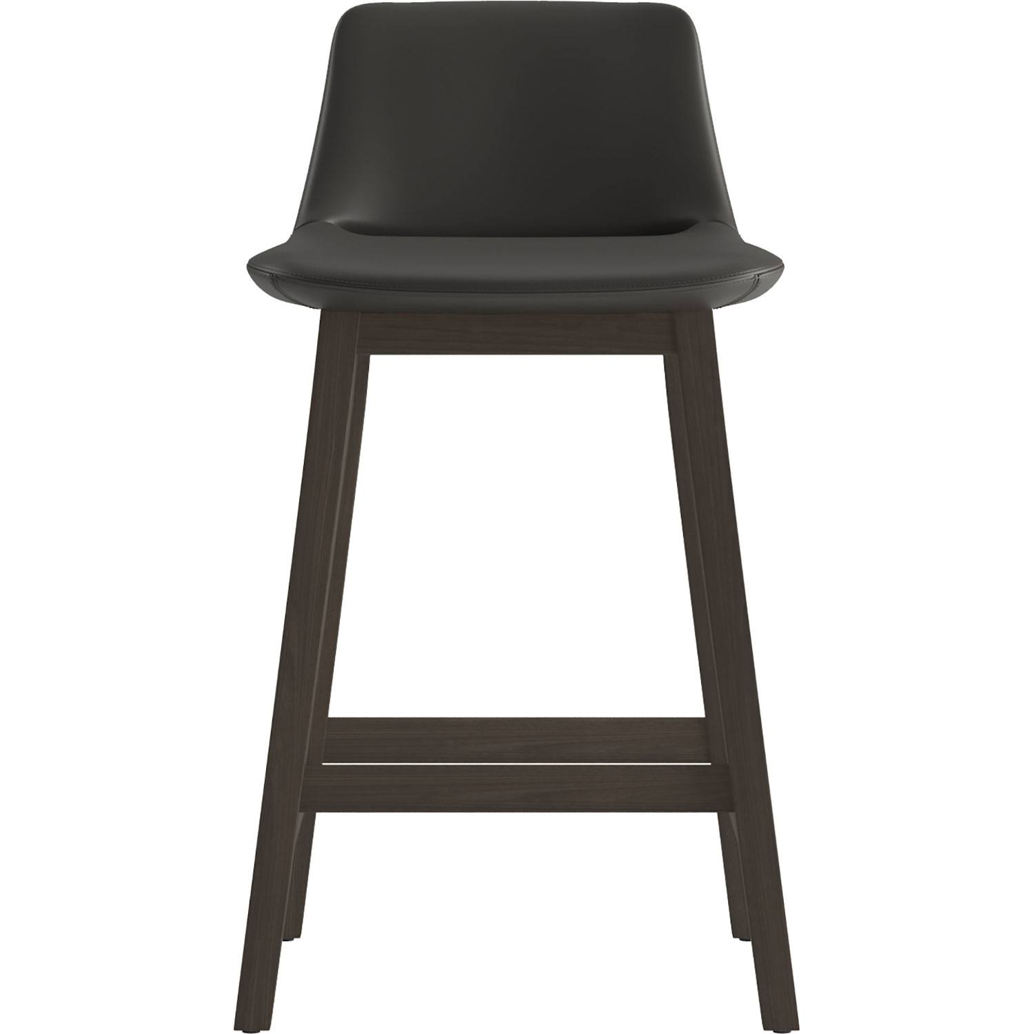 Modloft Mercer Counter Stool - Graphite Eco Leather