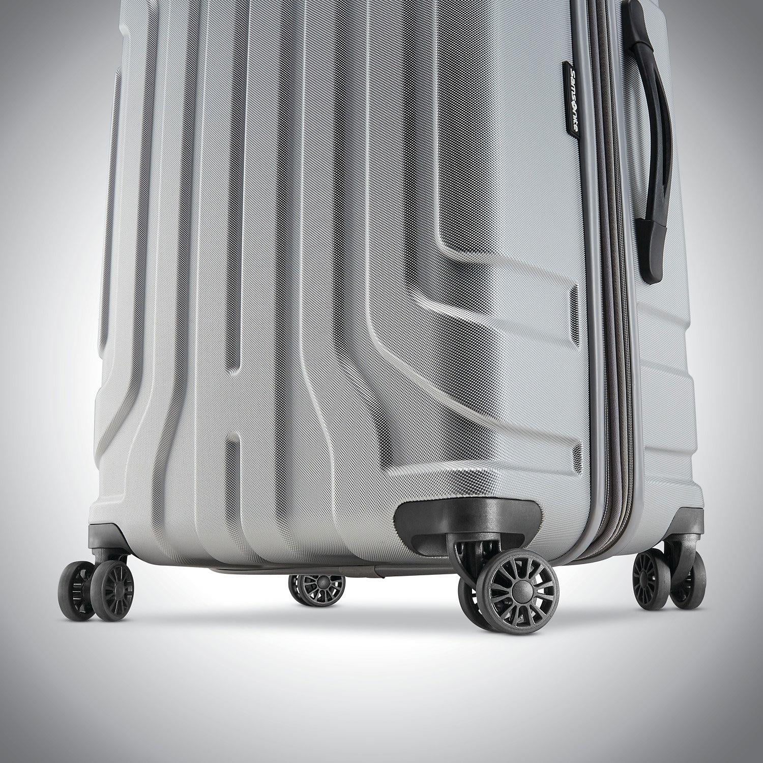 Samsonite Belmont DLX 2-Piece  Spinner  20" And 25"  Silver Hardside Luggage Set