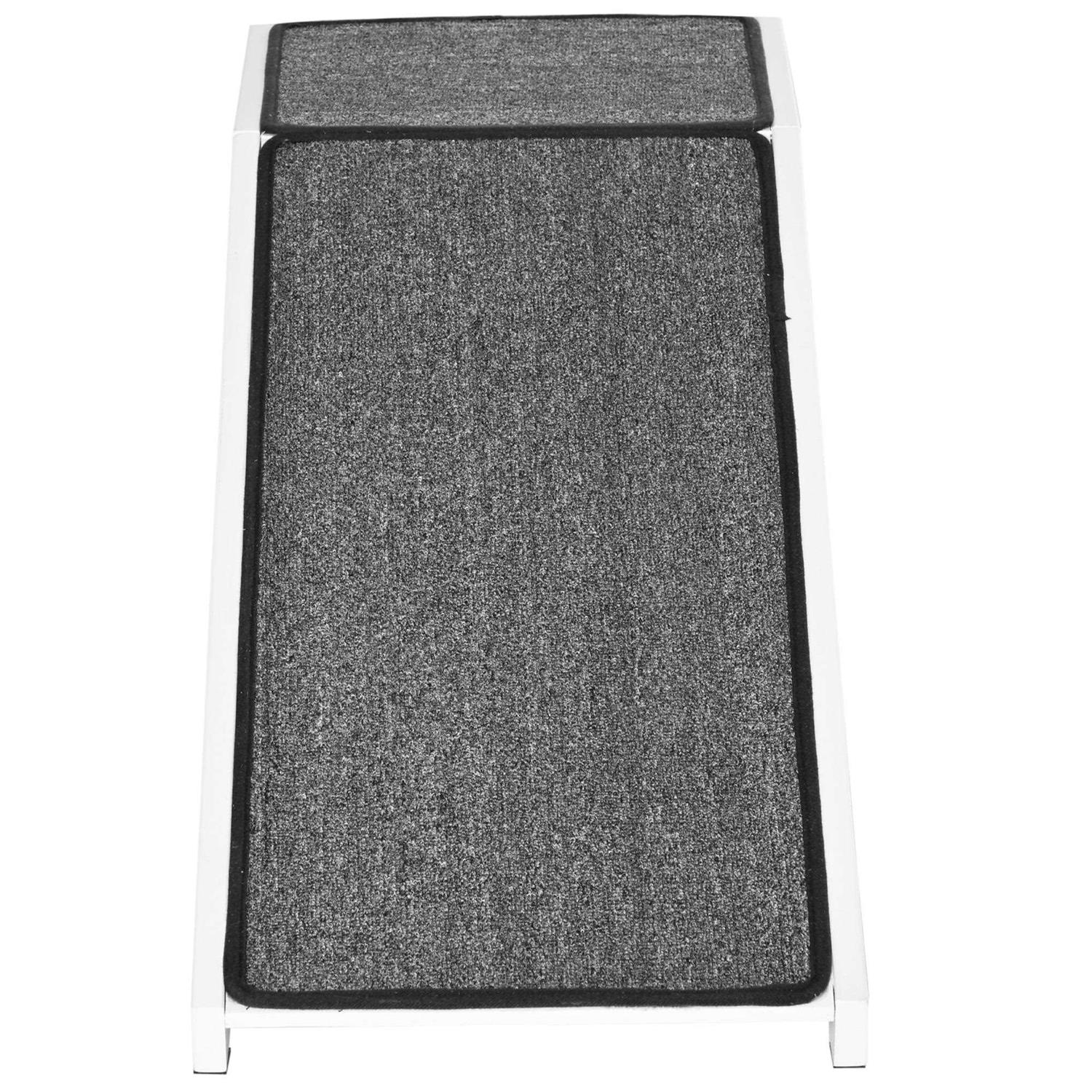 PawHut Pet Ramp, Dog Bed Ramp for Dogs with Non-Slip Carpet and Top Platform - Pet Supplies online store