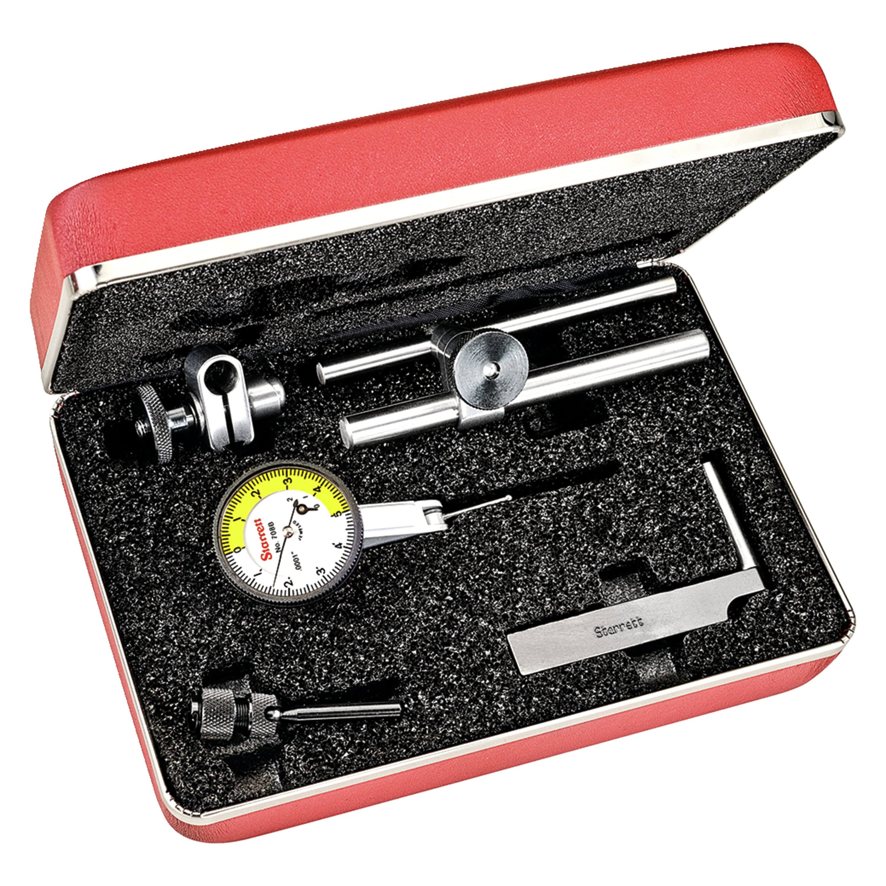 Starrett 708BCZ Dial Test Indicator Set White Dial