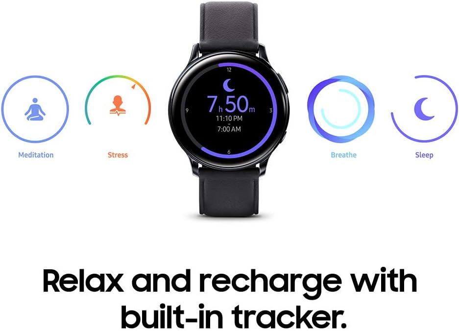 SAMSUNG Galaxy Watch Active 2 (44mm, GPS, Bluetooth) Smart Watch with Advanced Health Monitoring, Fitness Tracking, and Long Lasting Battery, Pink Gold (US Version)