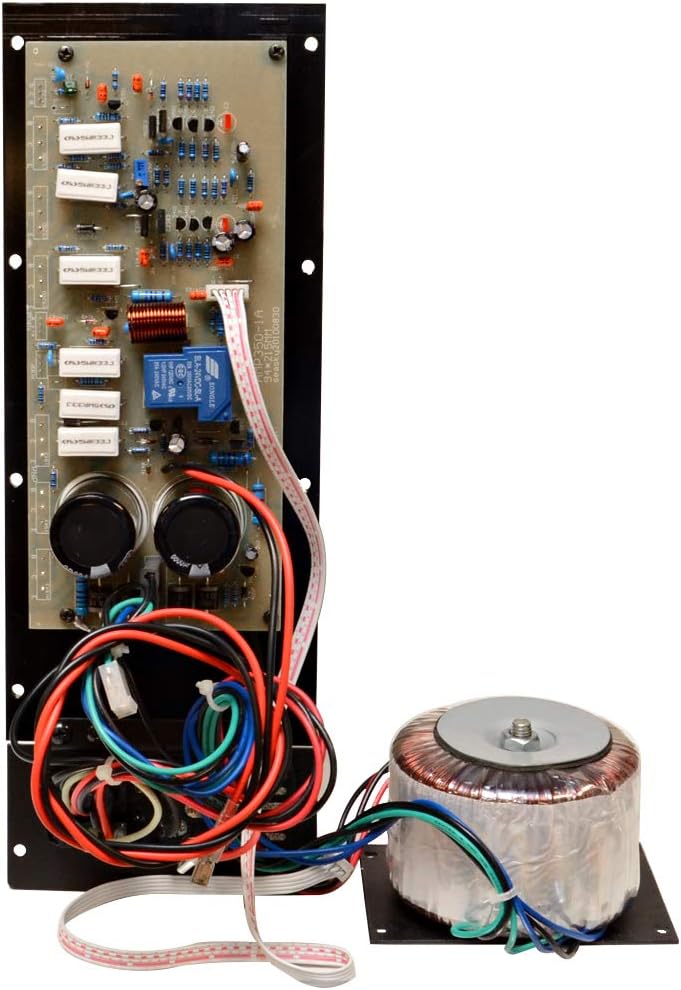 Seismic Audio - SA-APMT21-200 Watt Plate Amplifier with 3 Band EQ for PA/DJ Full Range Speaker Cabinets - 4 Ohm PA/DJ Speaker Replacement Amp