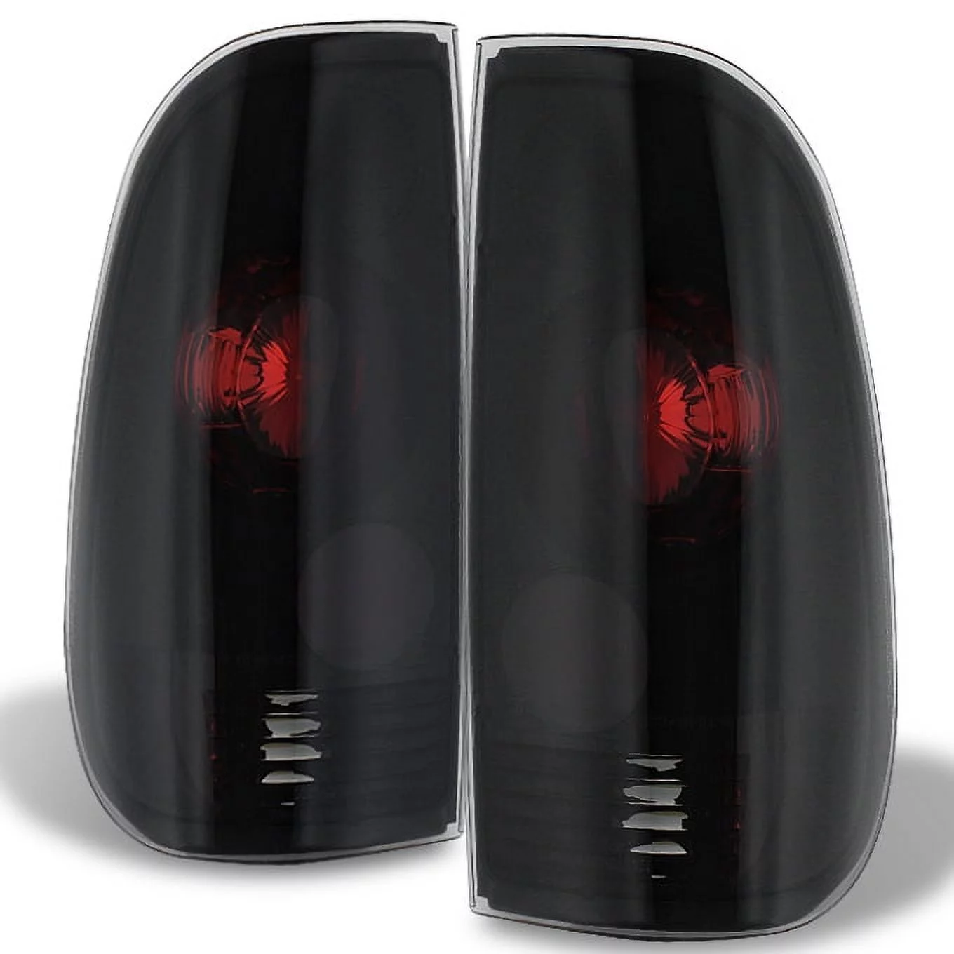 AKKON - Black Smoked For 1997-2003 F150 99-07 F250 F350 F450 F550 Superduty Styleside Model Pickup Tail Lights Brake Lamps - Curated Treasures Market