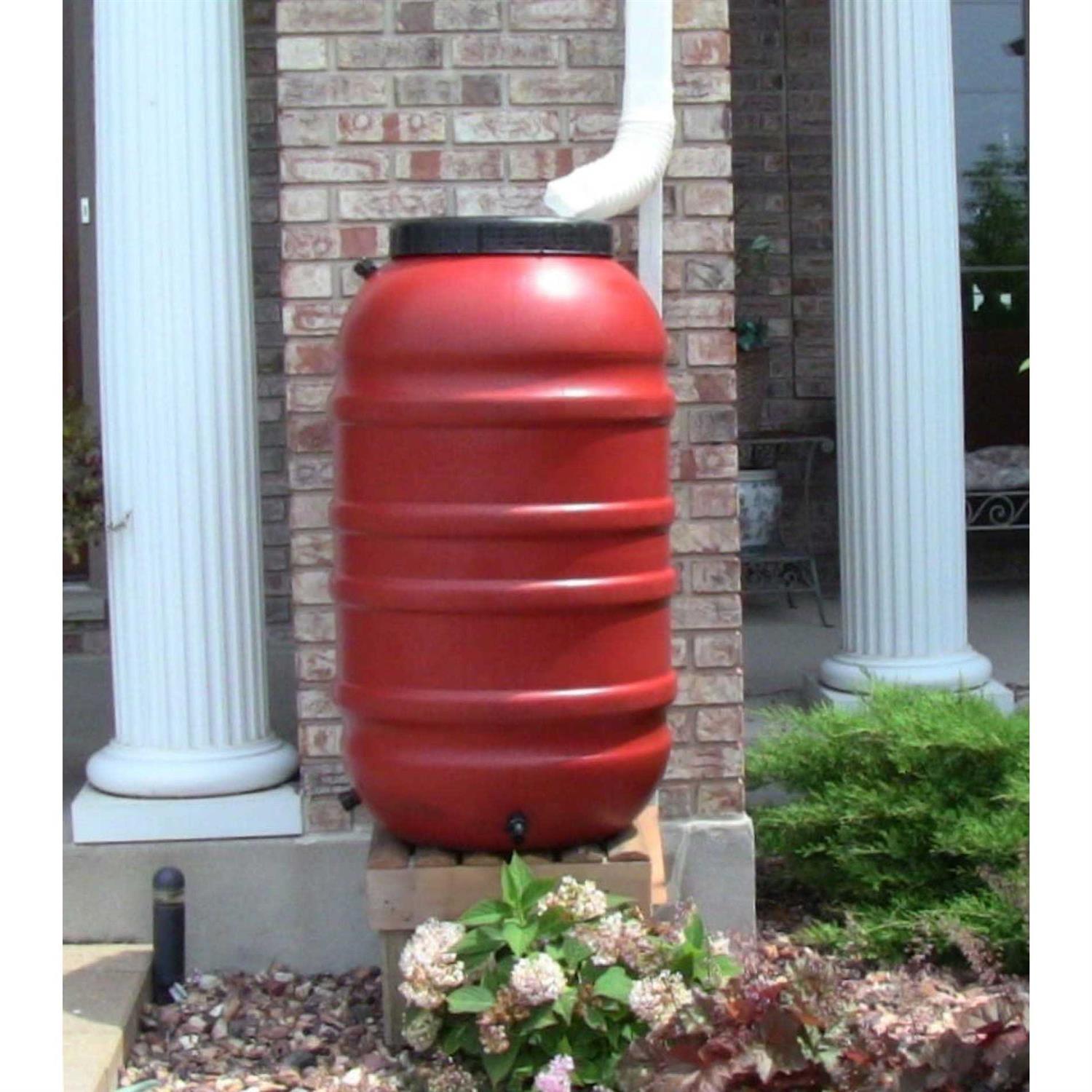 Upcycle Products 55 Gallon Terra-Cotta Rain Barrel - Shop Hardware Tools Online Store