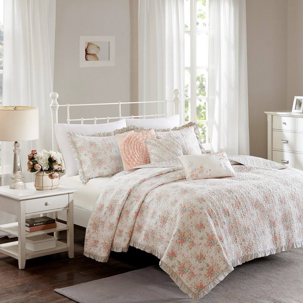 Madison Park Serendipity 6 Piece Cotton Percale Reversible Daybed Cover Set