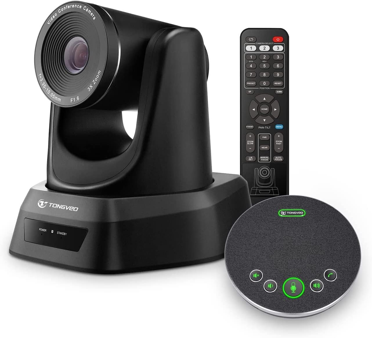 20X Optical Zoom USB PTZ Camera, TONGVEO 1080P Video Conference Camera for Business Meeting Church Broadcast Live Streaming Online Learn, Works with Zoom, Skype, OBS and More