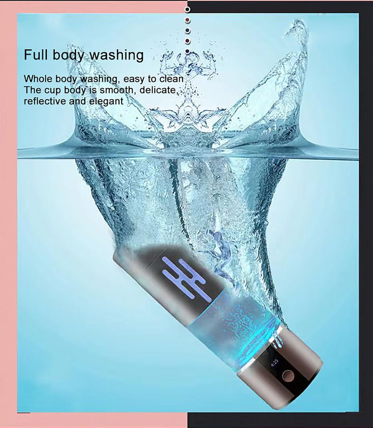 Hydrogen Water Bottle 2024, Portable Hydrogen Water Ionizer Machine, Hydrogen Water Machine Improve Water in 5 Minutes for Home,Office, Travel,Daily Drinking