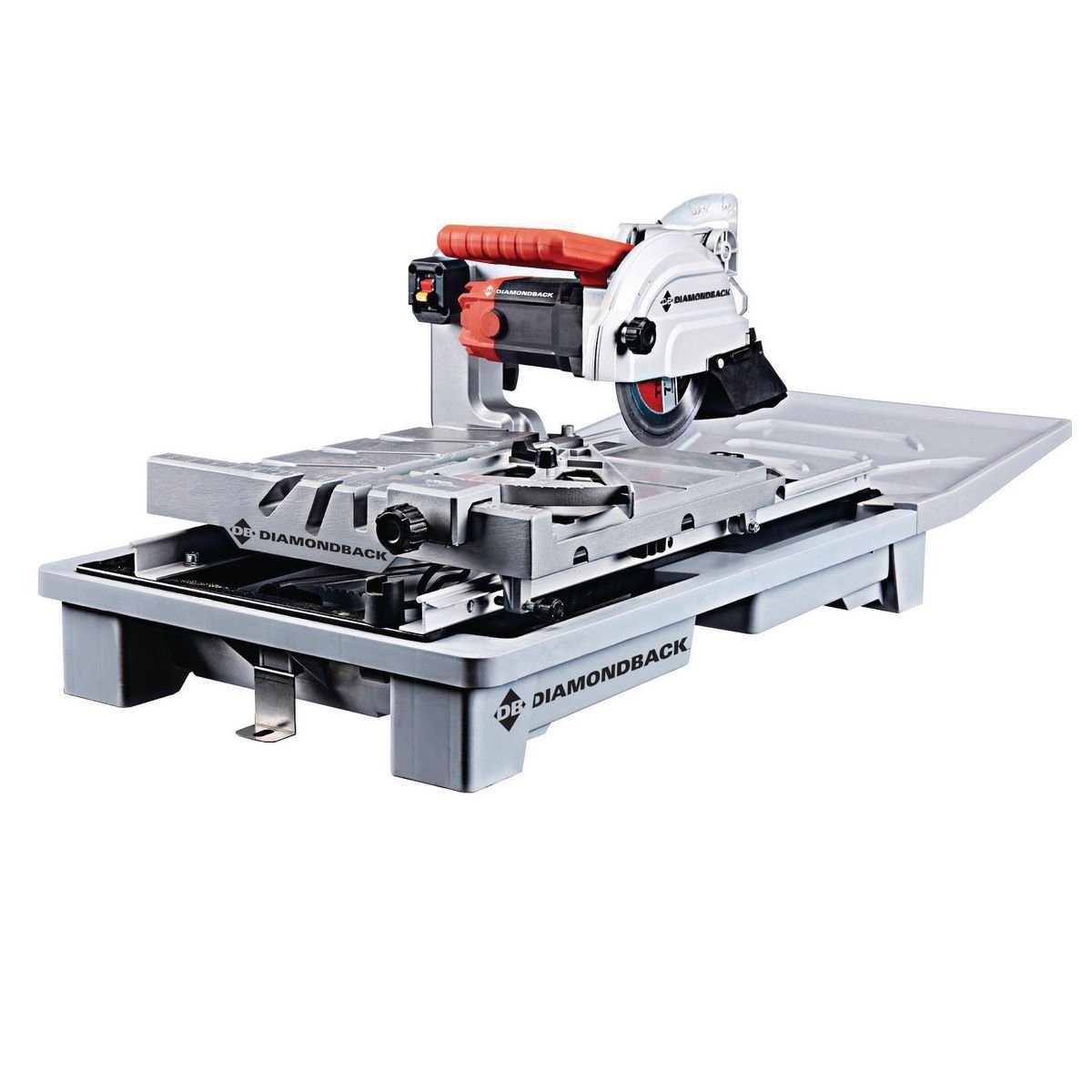 DIAMONDBACK 10 Amp, 7 in. Wet Tile Saw with Sliding Table